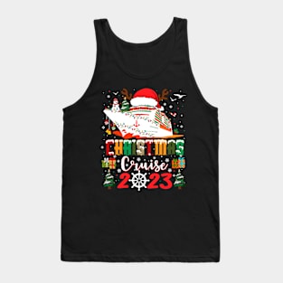 Family Christmas Cruise Christmas Cruisin' Crew 2023 Tank Top